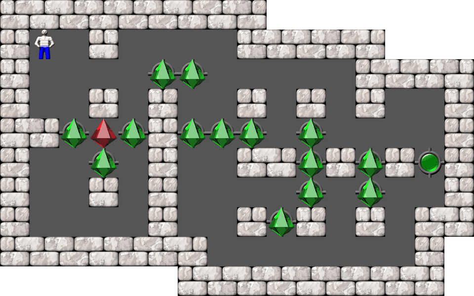 Sokoban Compact Catalysts level 46